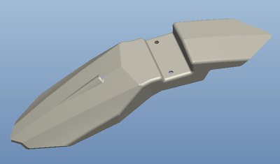 Garde-boue, arrière